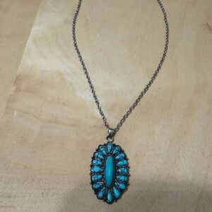 NEW Turquoise Pendant Necklace